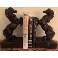 Horse Bookends Bronze Colored Large   323353219199